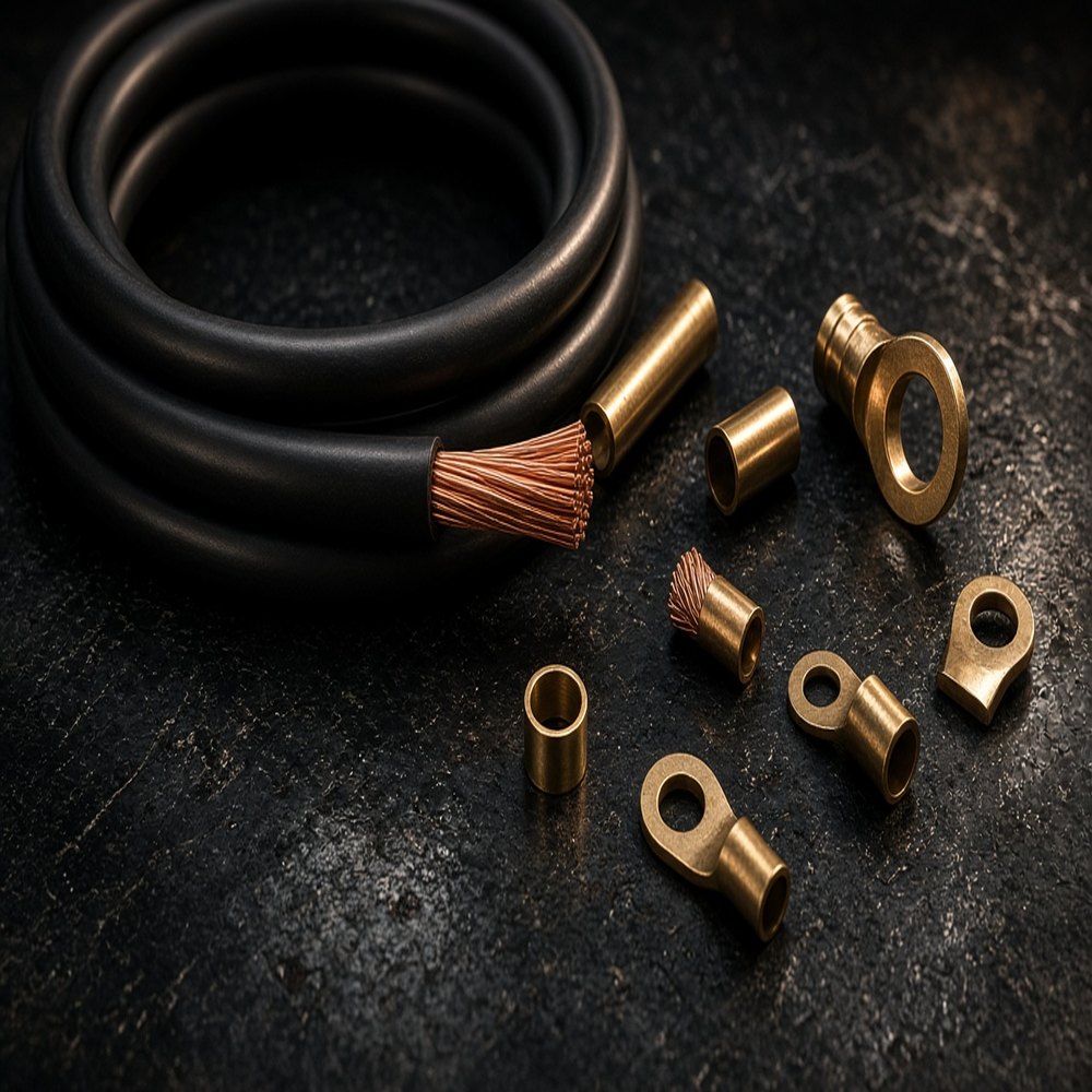 Cables con cobre a la vista.